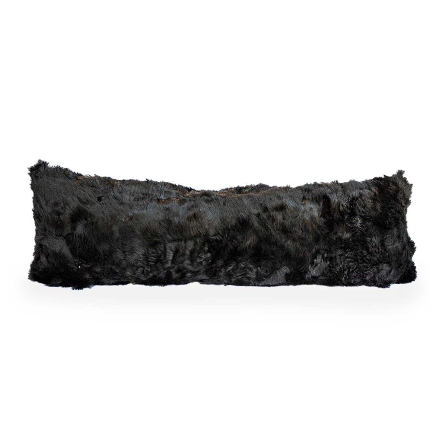 Toscana Real Sheep Fur Body Pillow in White