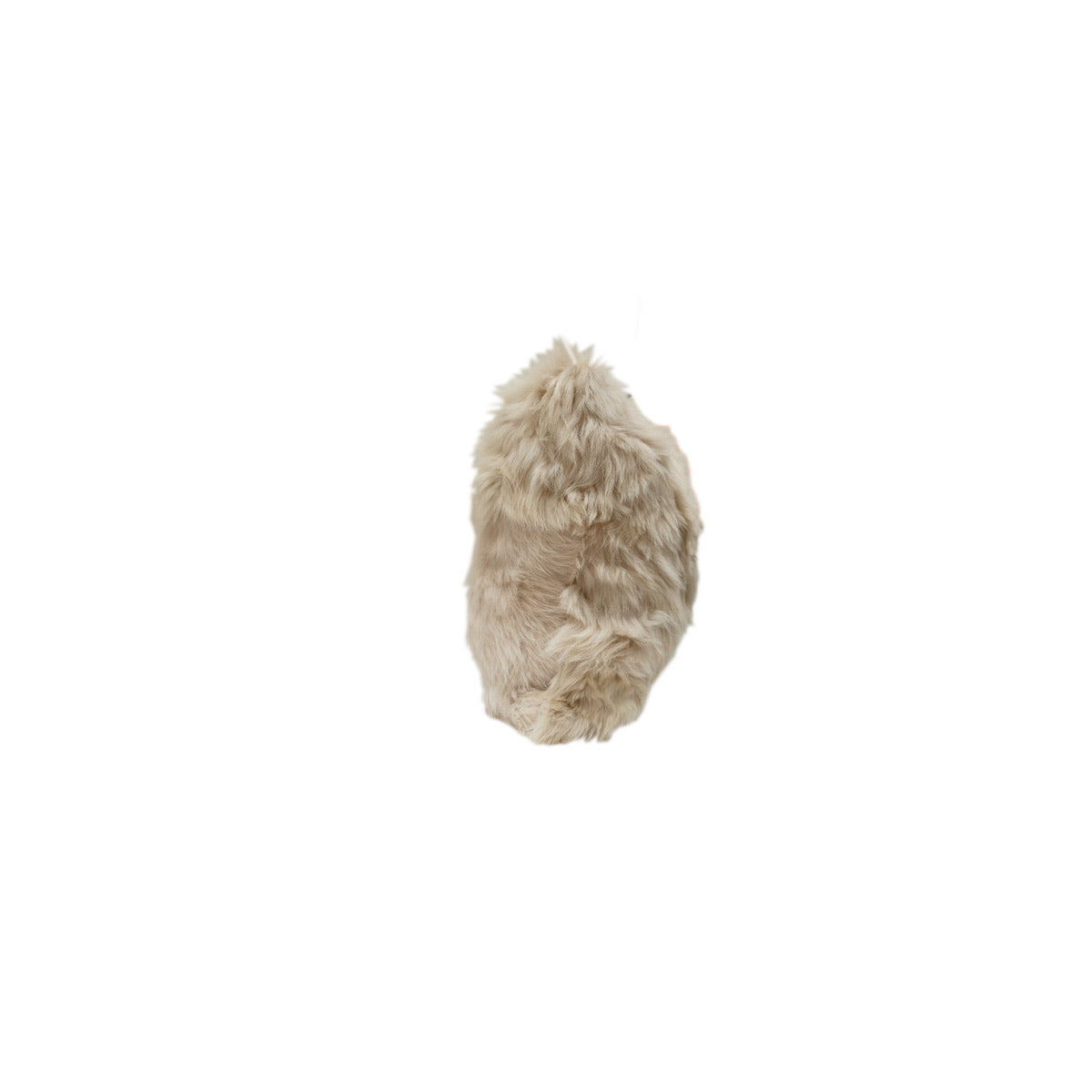 Toscana Real Sheep Fur Body Pillow in Black