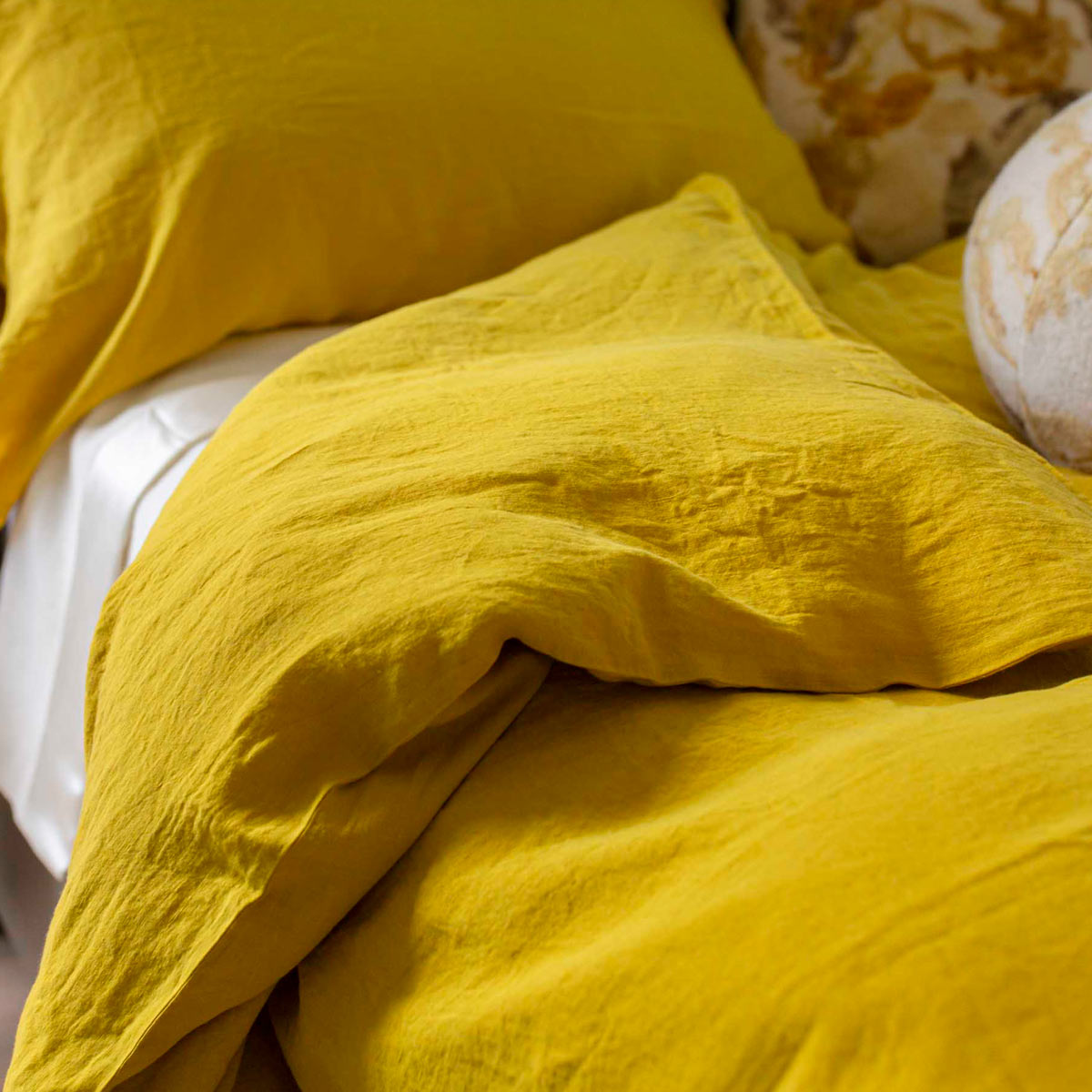 Ashley Linen Duvet Cover Solid