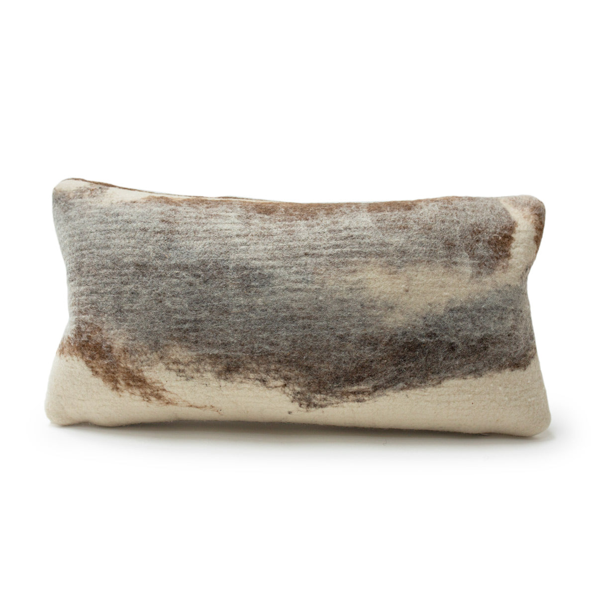 Sand Dunes Wool Pillow 12x22