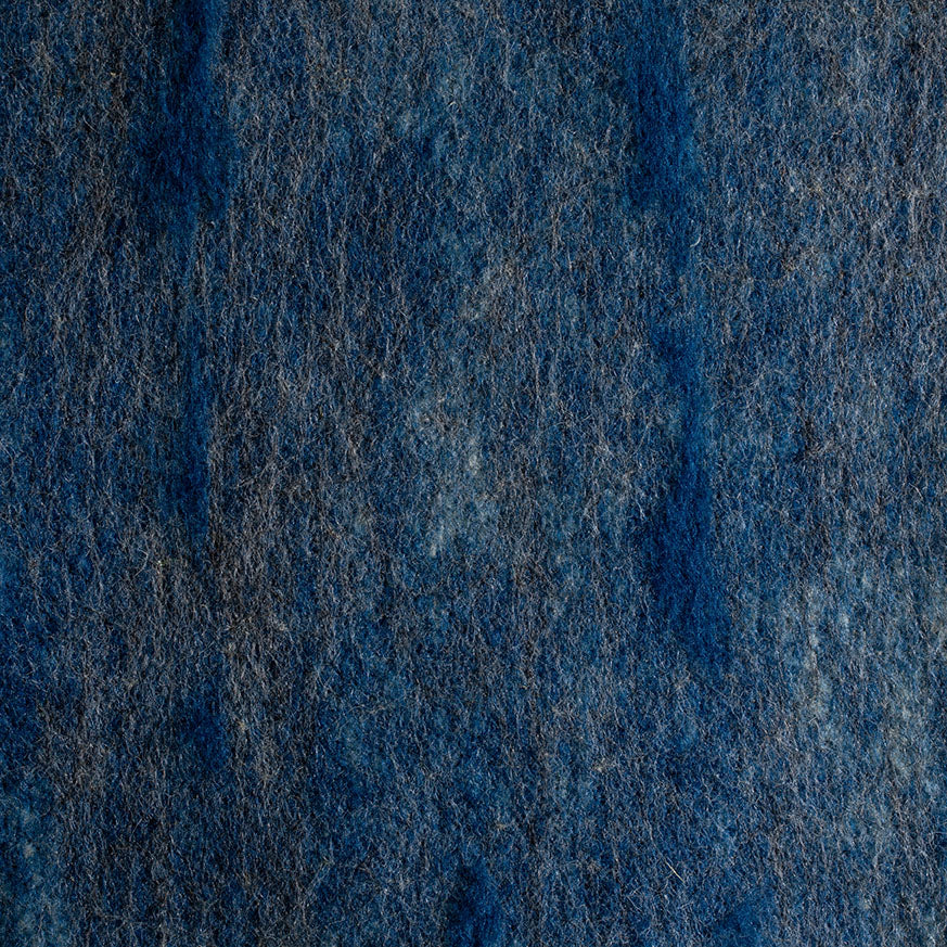 Fabric Blue Ripple BLUE RIPPLE | Felted Wool Fabric – JG SWITZER DESIGN