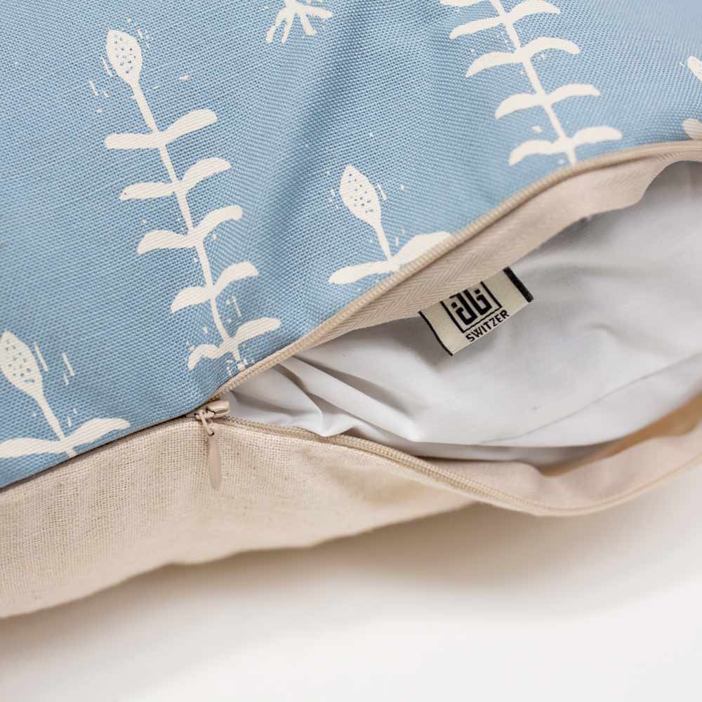 
                      
                        Grasshoppers and Dragonfly Cotton + Linen Pillow
                      
                    