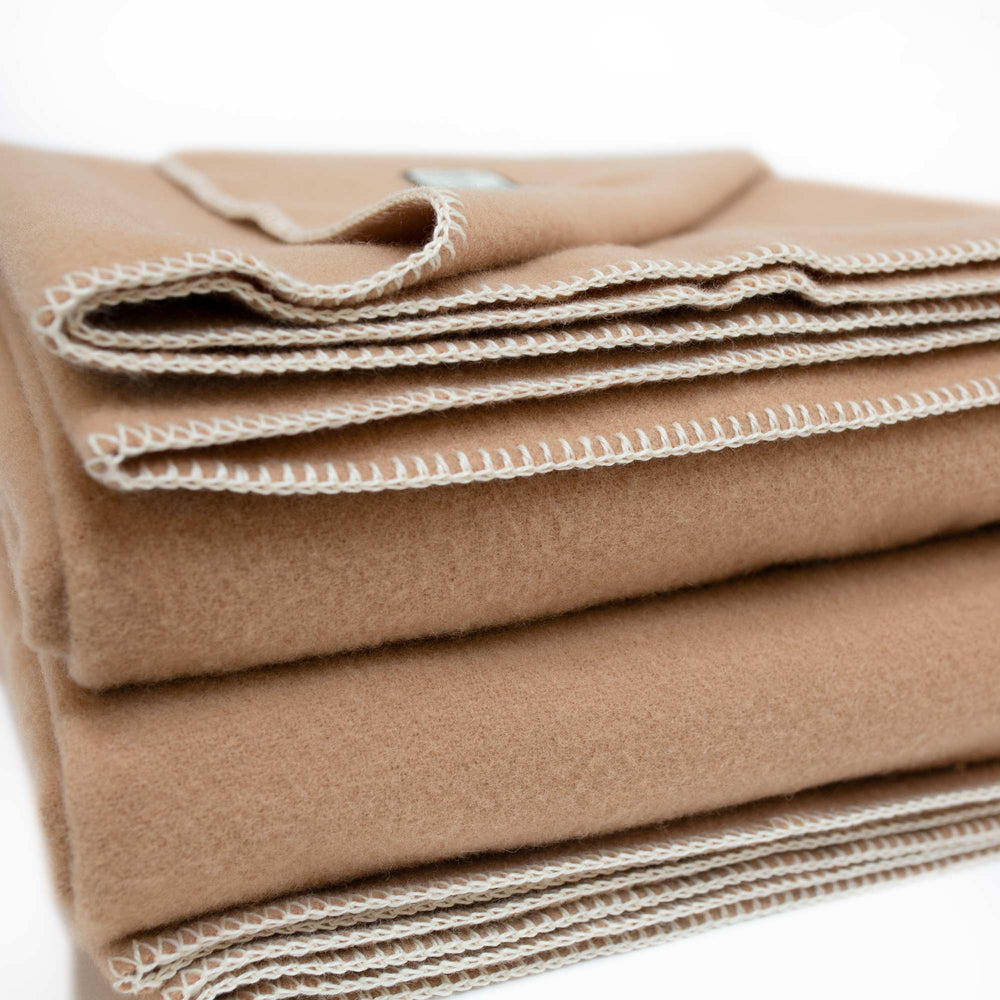 
                      
                        The JG Classic Blanket - Camel
                      
                    