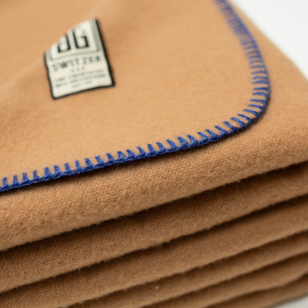 
                      
                        The JG Classic Blanket - Camel
                      
                    