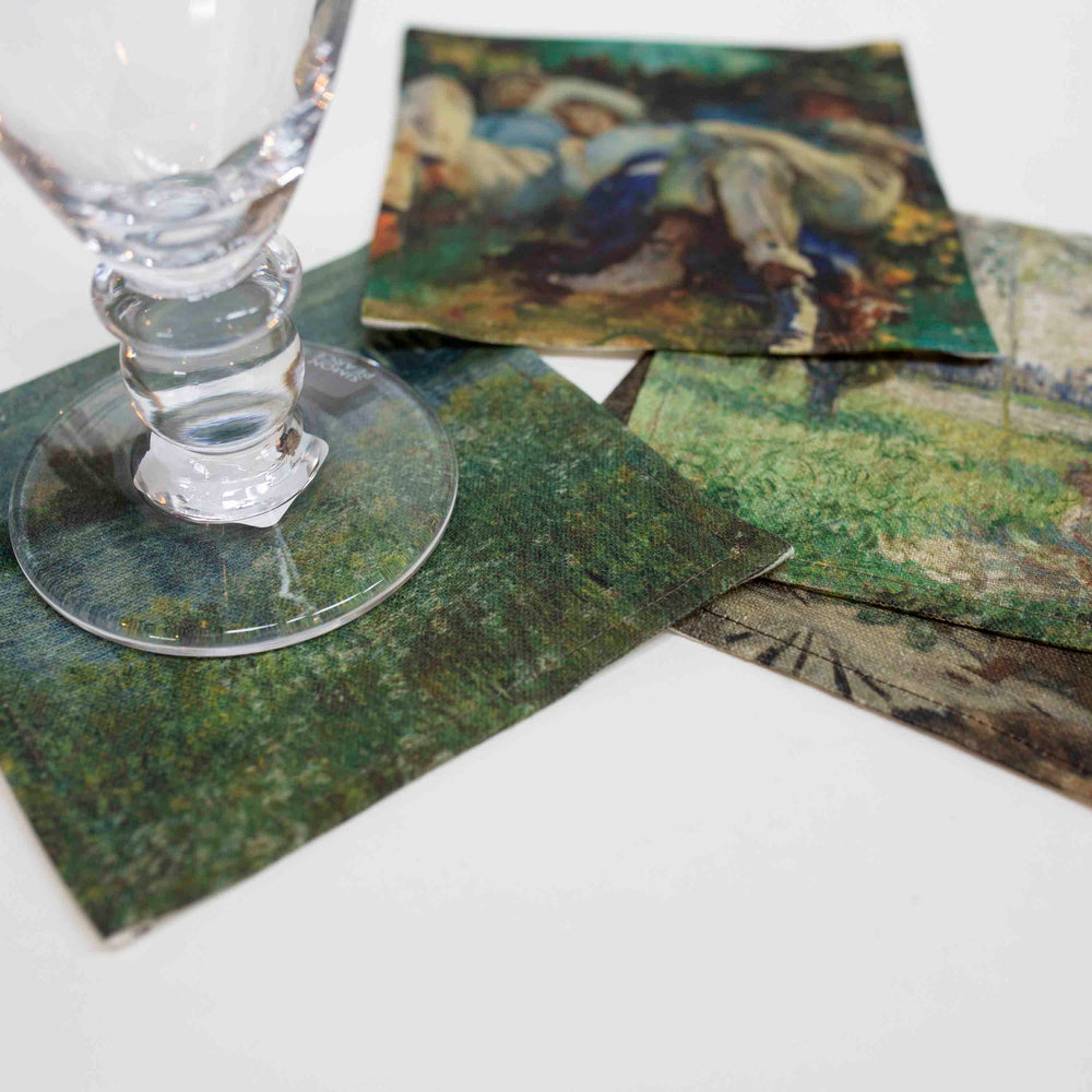 
                      
                        Impressionists-at-Leisure Linen Cocktail Napkins
                      
                    