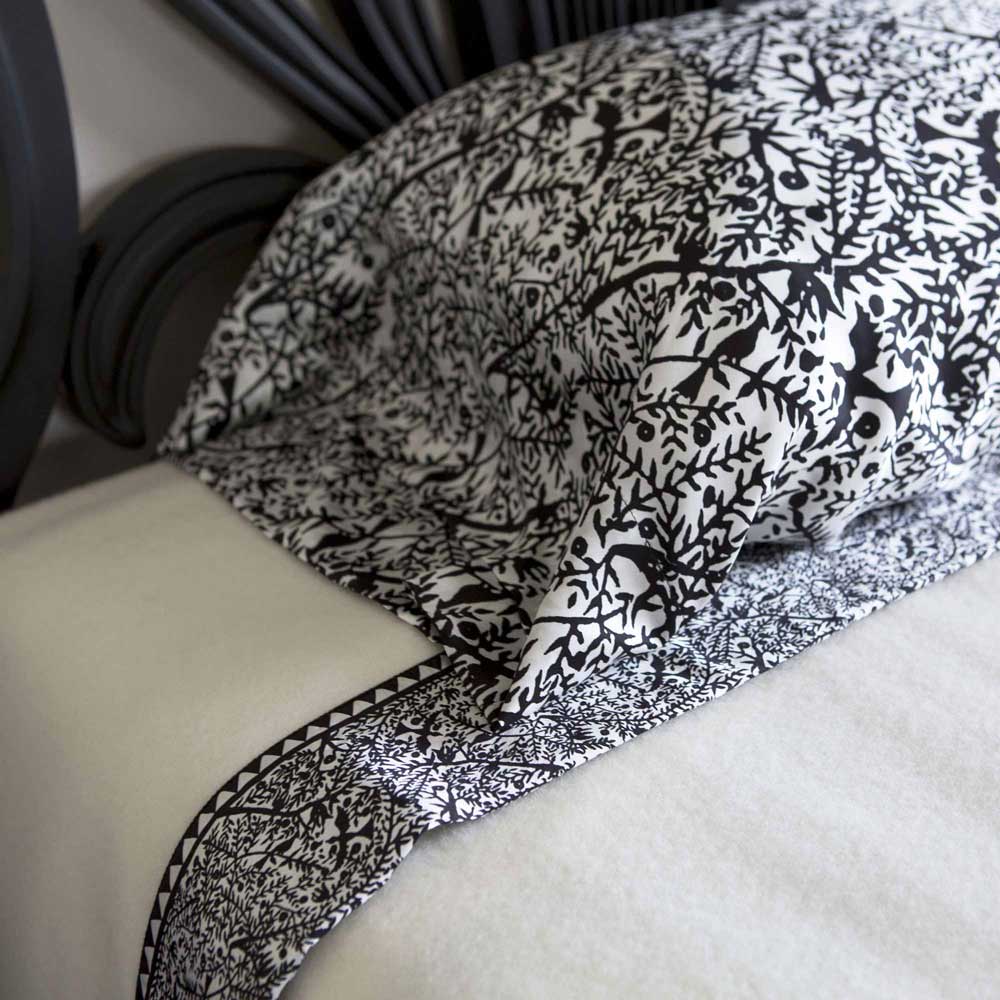 
                      
                        Emilie Silk Framed Wool Blanket
                      
                    