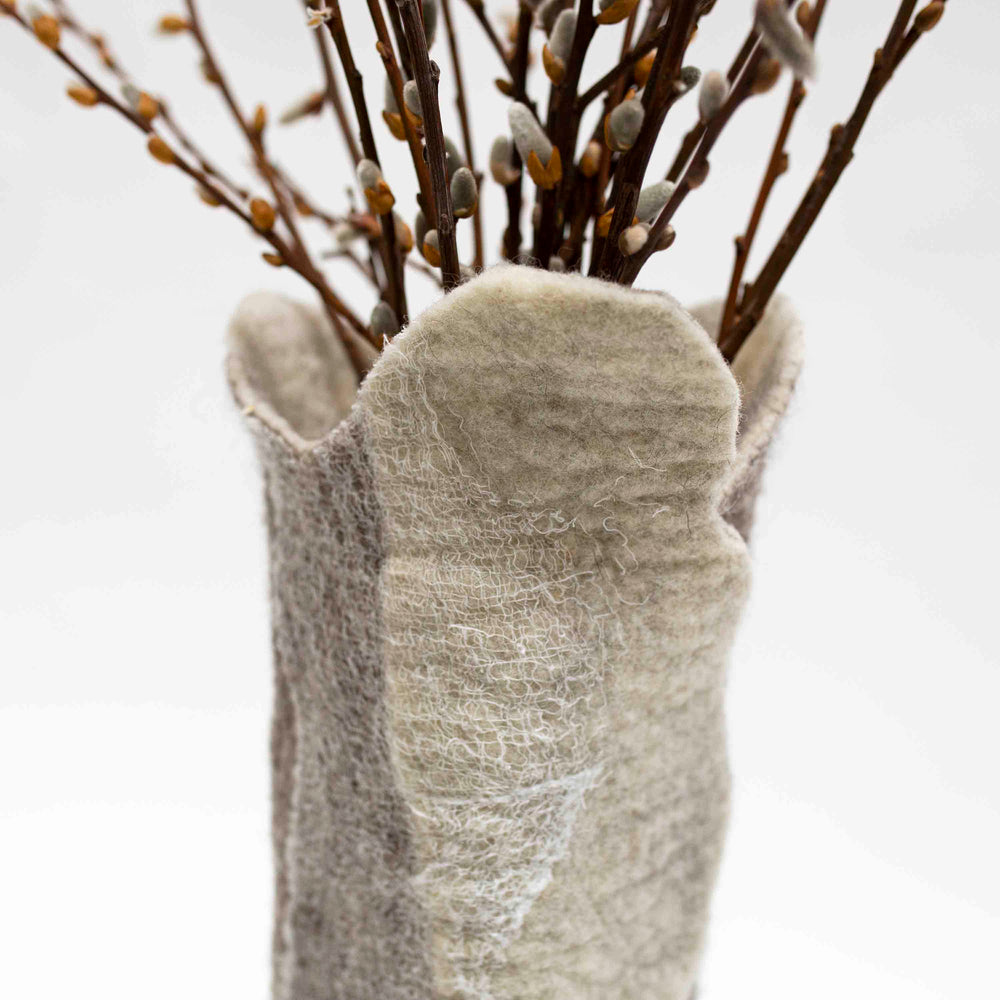 
                      
                        Felted Wool Flower Vase
                      
                    