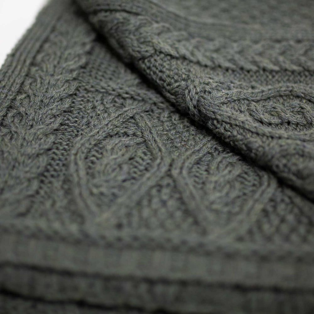 
                      
                        Merino Wool Cable Knit All Year 'Round Throw
                      
                    