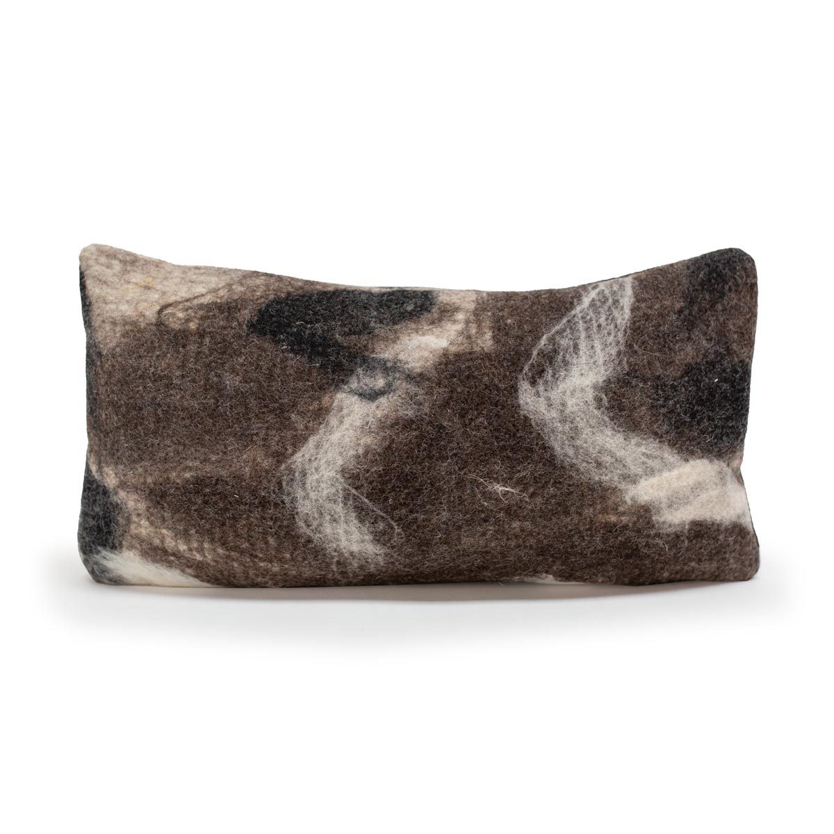 Tahoe with Black Wool Pillow 12x22