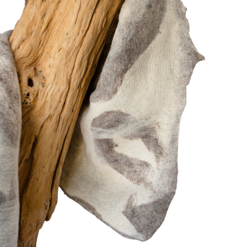 
                      
                        Shetland Cloud Felted Wool Reversible Throw
                      
                    