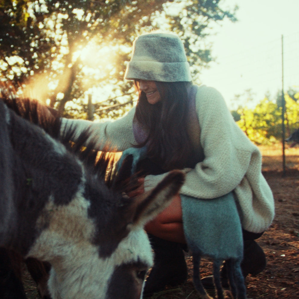 
                      
                        THE JG BUCKET in Genesis Felted Wool Fabric
                      
                    