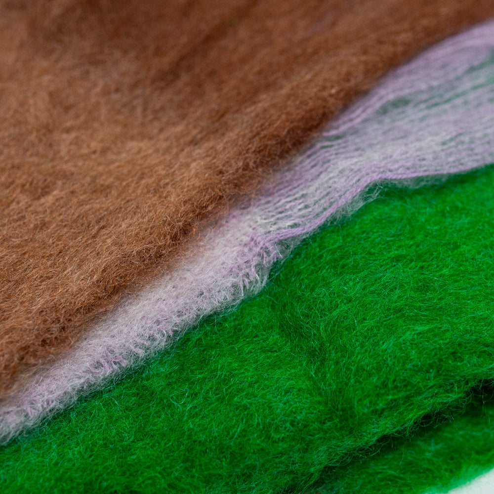 
                      
                        Mantas Ezcaray Mohair Scarf - Color Block
                      
                    