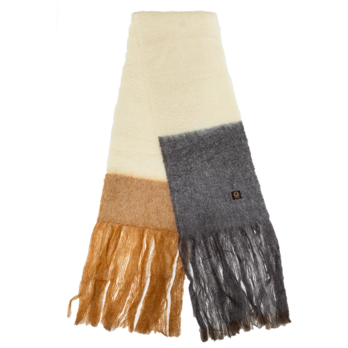 Mantas Ezcaray Mohair Scarf - Color Block