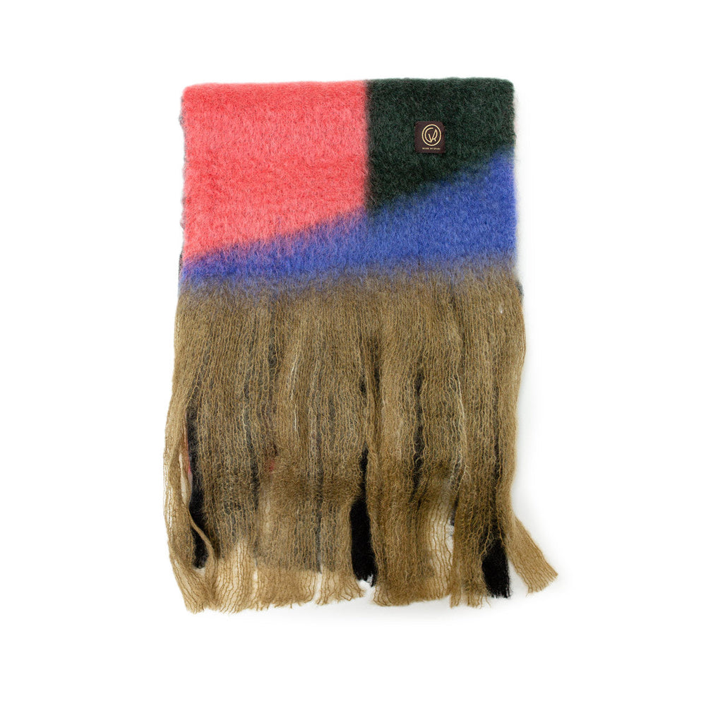 
                      
                        Mantas Ezcaray Mohair Scarf - Color Block
                      
                    