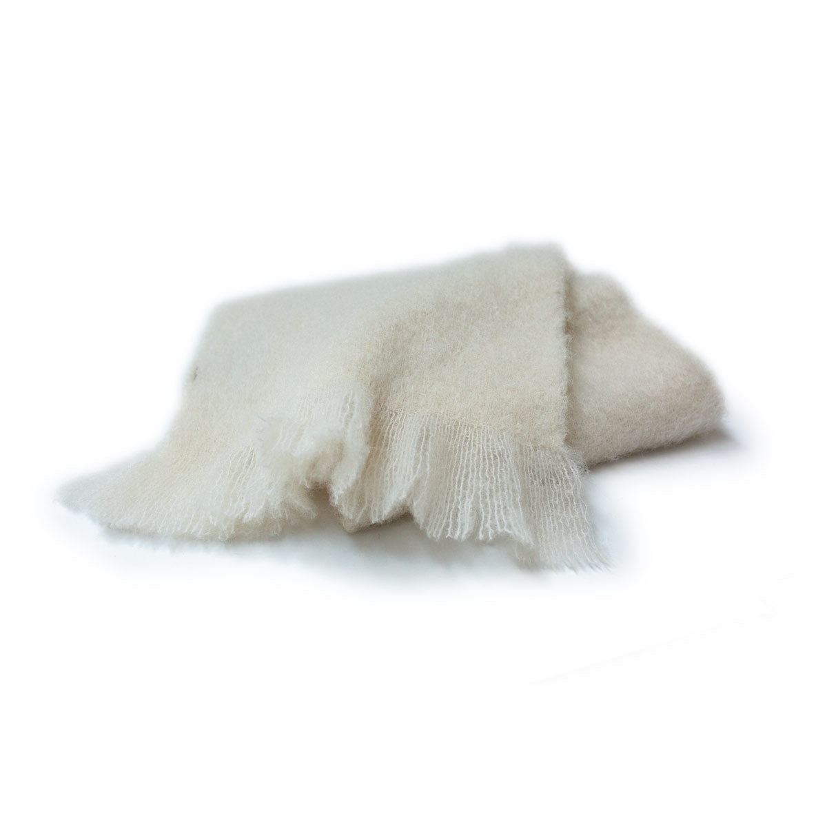 Mantas Ezcaray Mohair Scarf - Solid Colors