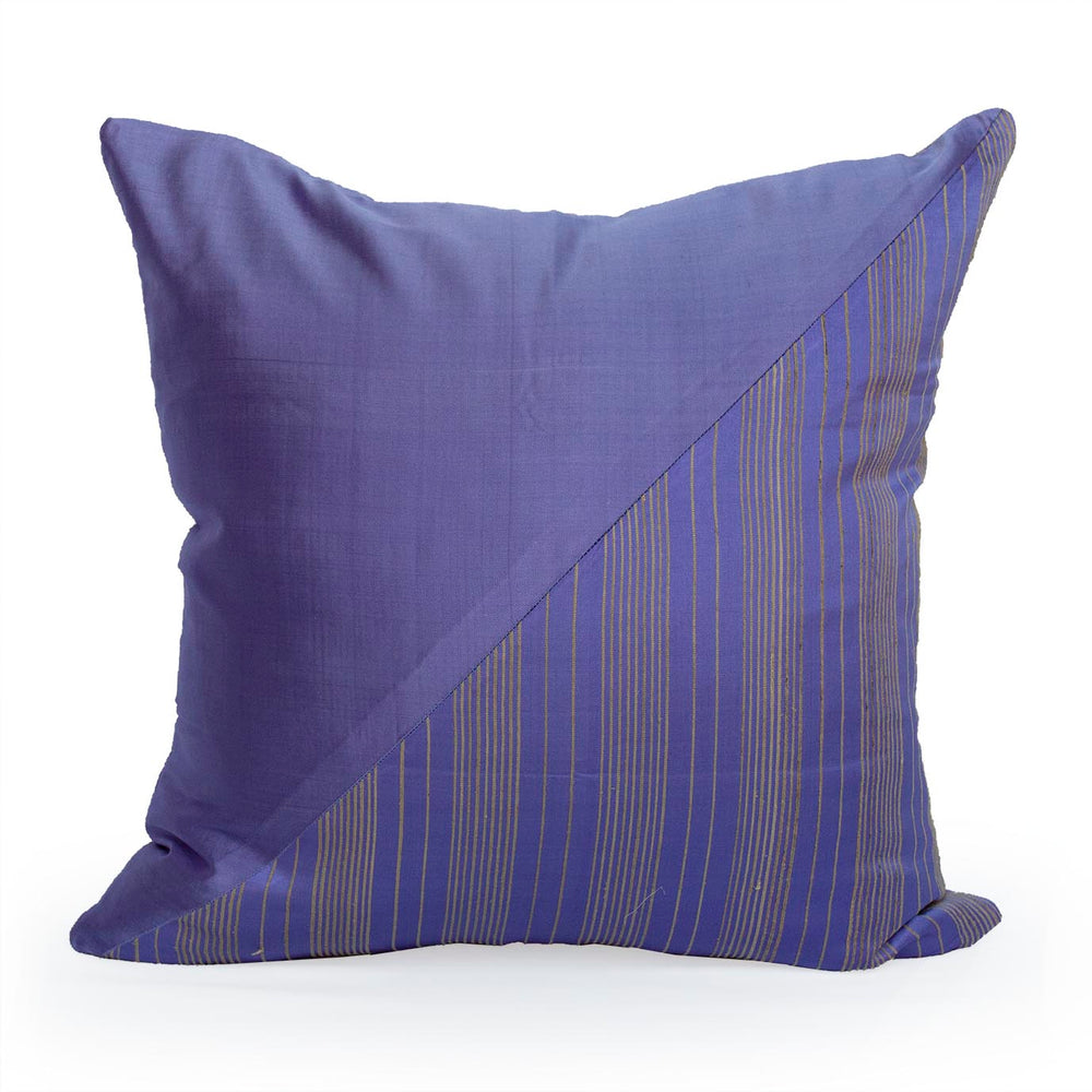 
                      
                        Lotus Flower Silk Pillow - Purple Triangle - JG Switzer
                      
                    