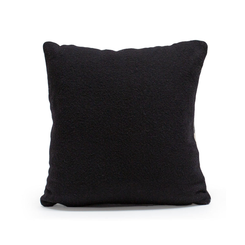 
                      
                        Abstract Black and White Wool Pillow - 20" Square
                      
                    