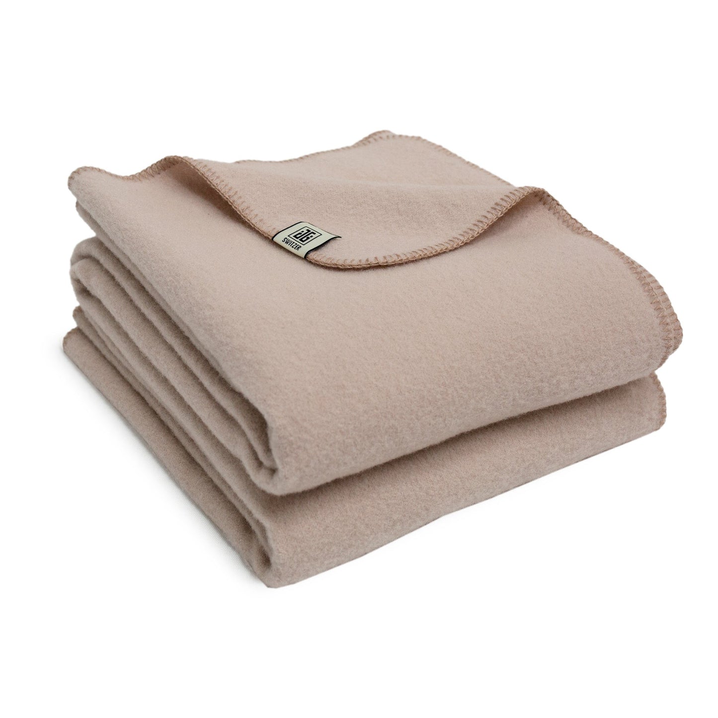 The Portia Throw - Cashmere Blend in Champagne