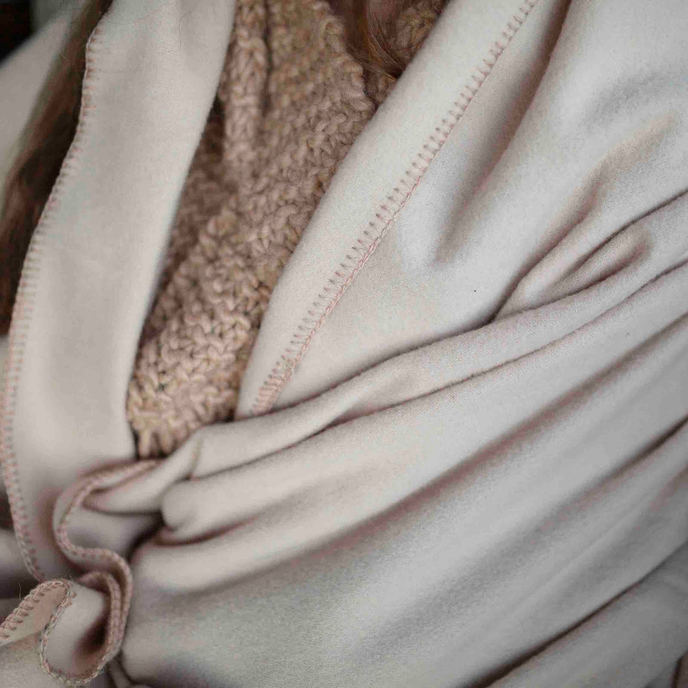 
                      
                        The Portia Throw - Cashmere Blend in Champagne
                      
                    