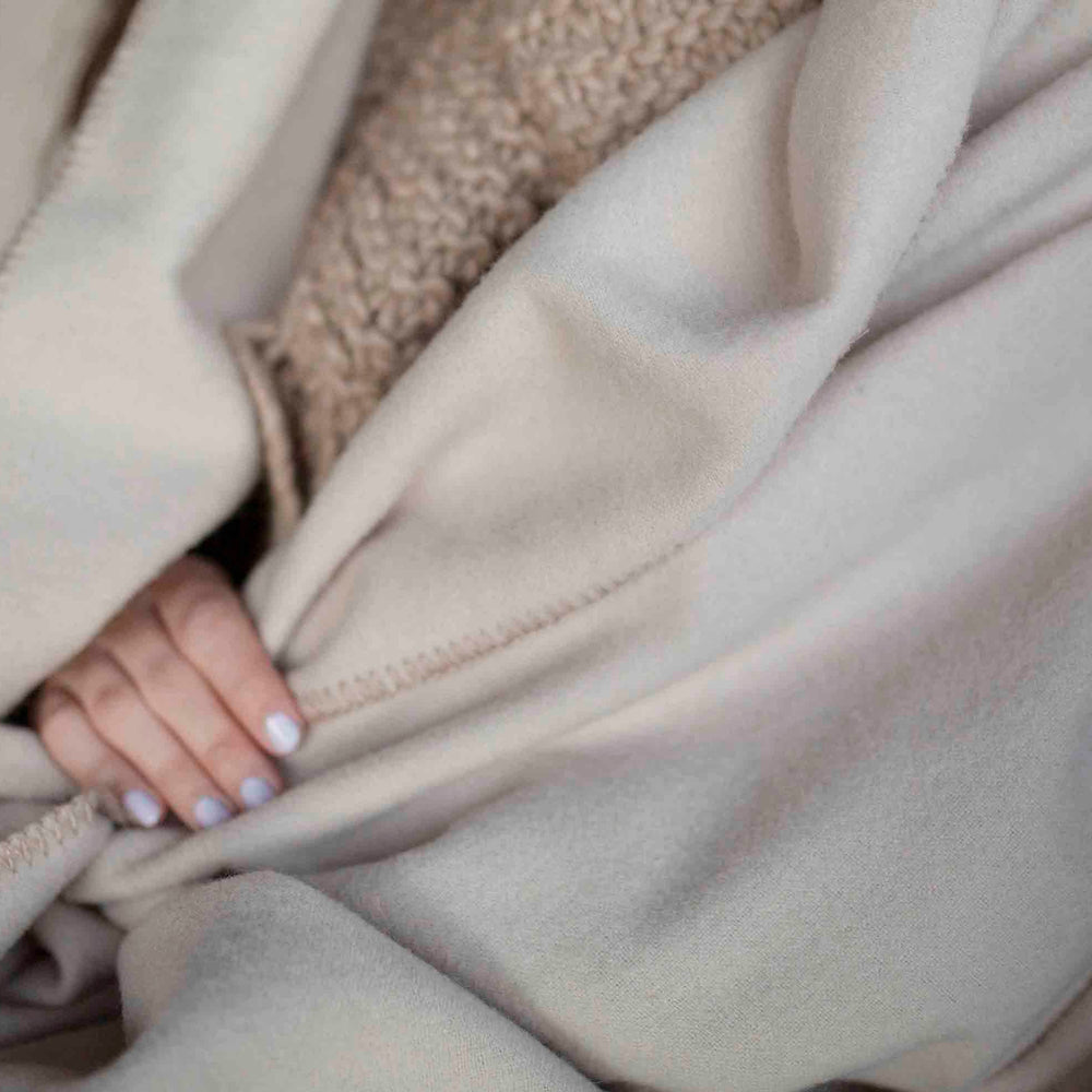 
                      
                        The Portia Throw - Cashmere Blend in Champagne
                      
                    