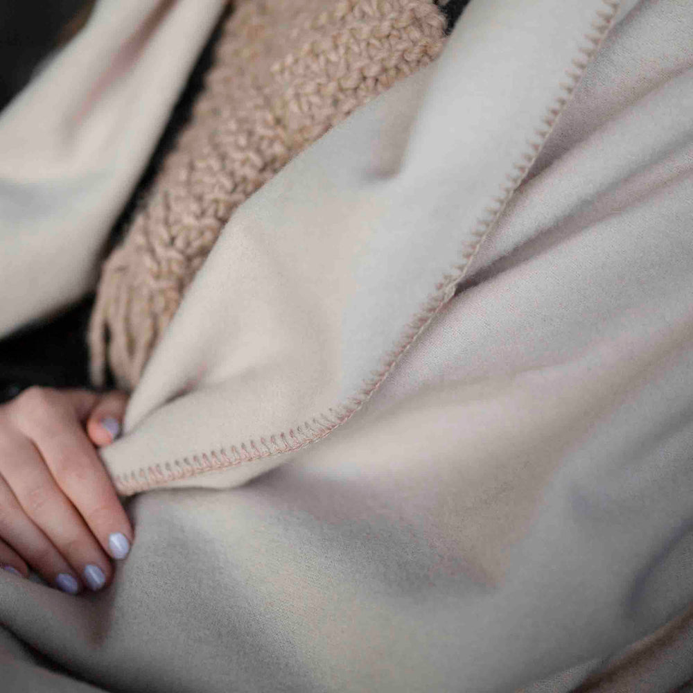 
                      
                        The Portia Throw - Cashmere Blend in Champagne
                      
                    