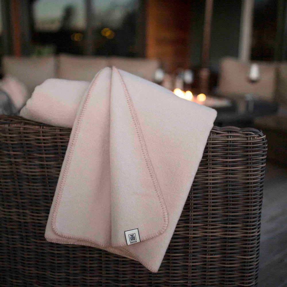 
                      
                        The Portia Throw - Cashmere Blend in Champagne
                      
                    