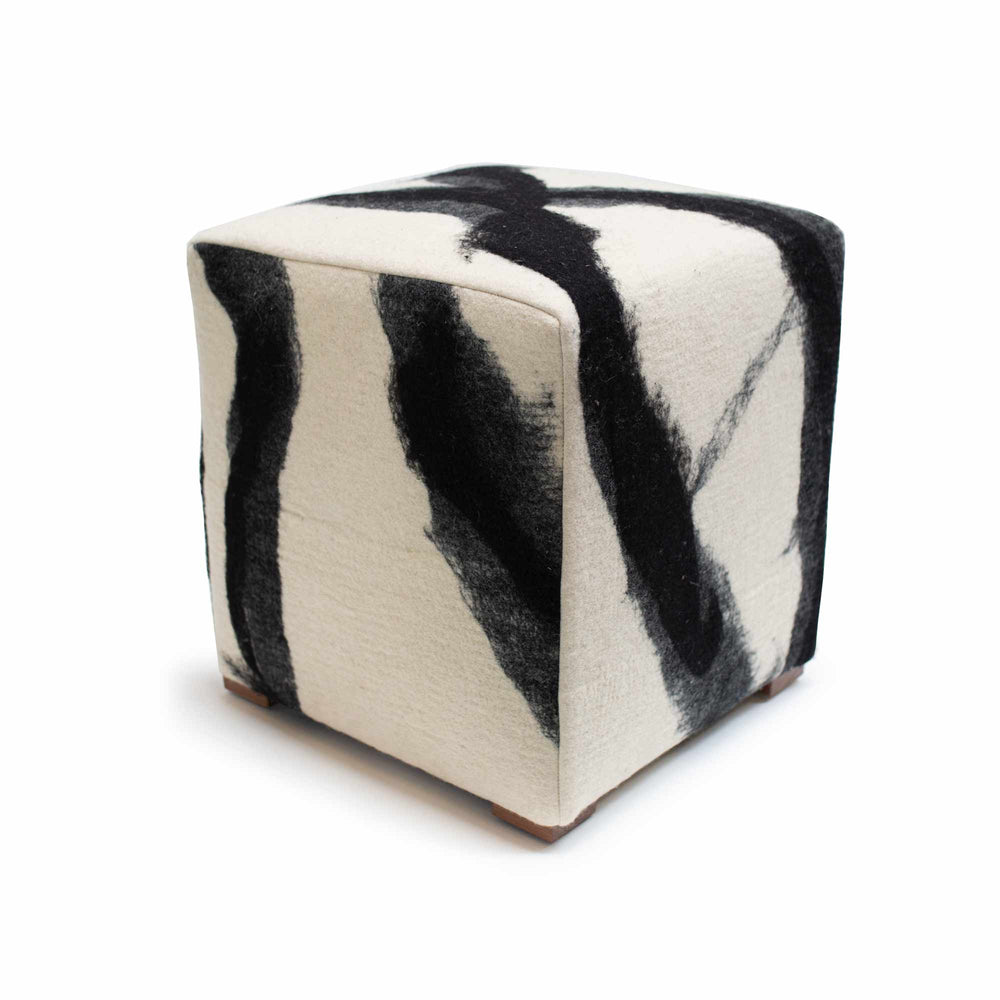 Sheep Cube in Black & White