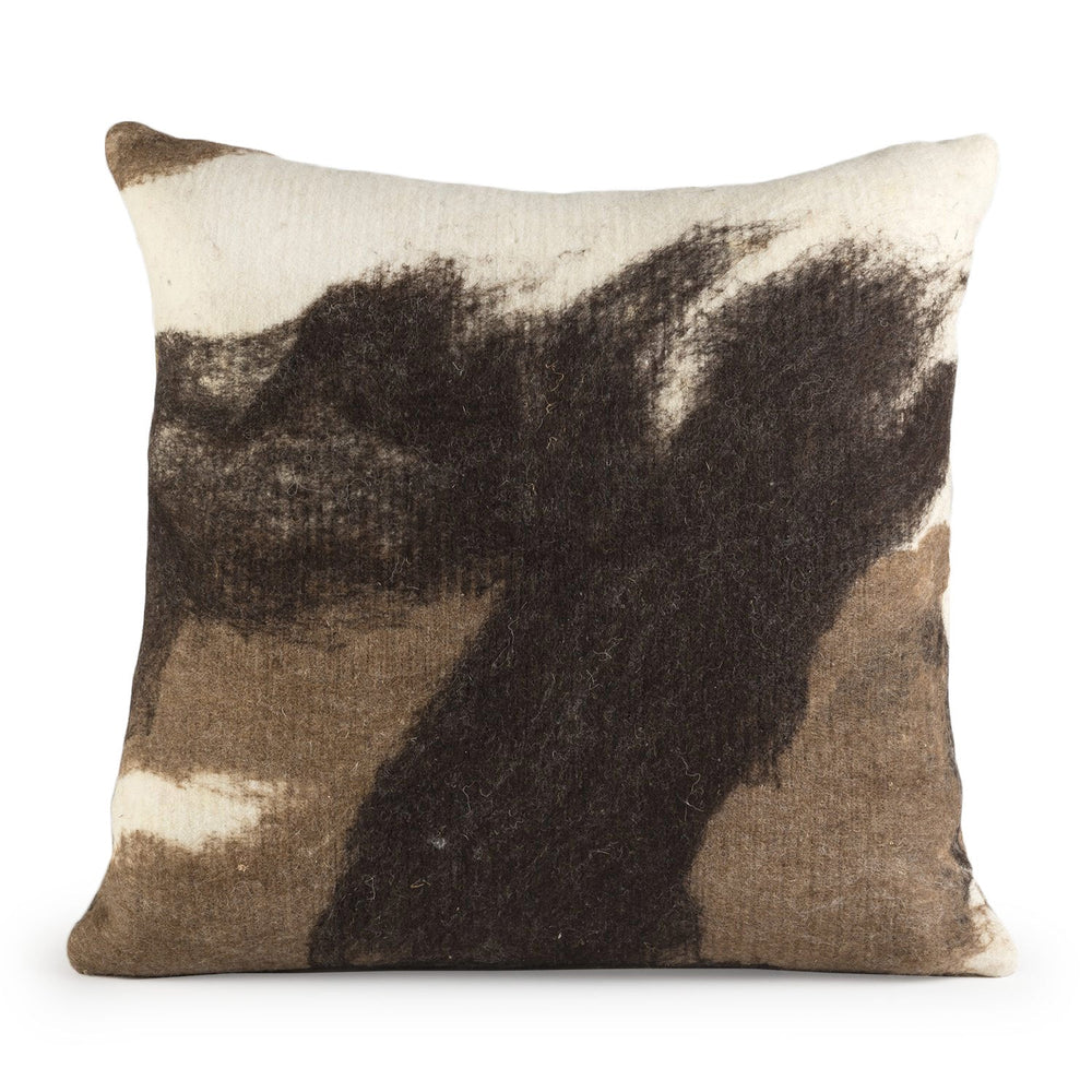 Tahoe Wool Pillow Caramel Brown