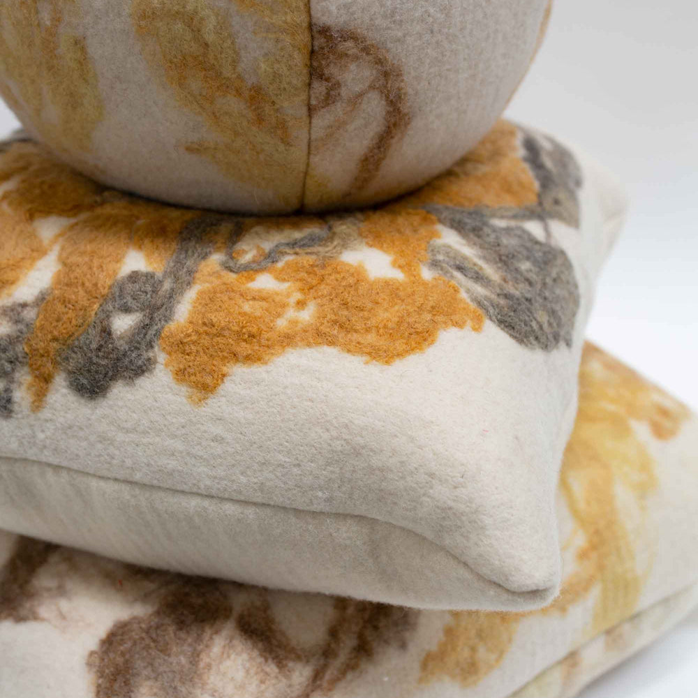 
                      
                        BOTANICAL Plant-Dyed Wool Snowball Pillow - Turmeric Yellow
                      
                    